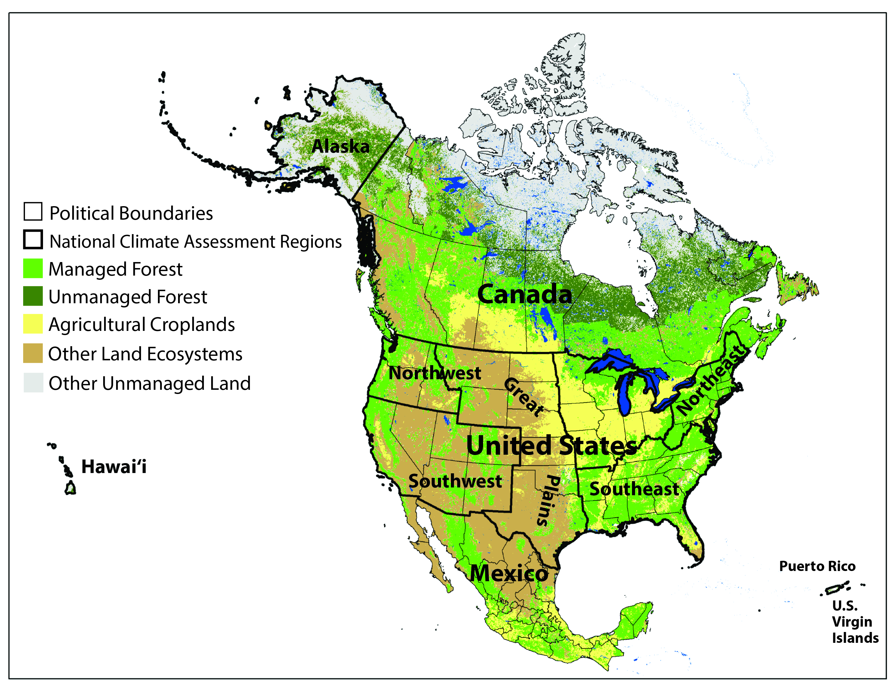 The North American Carbon Budget - Second State of the Carbon Cycle Report